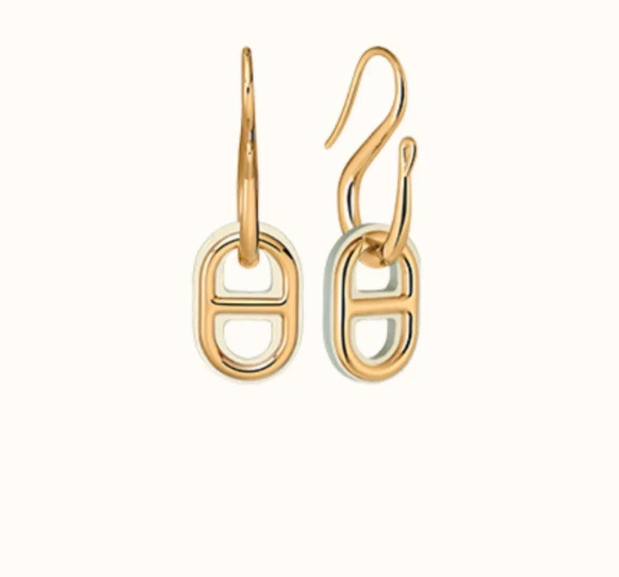 ˇGilded EraˇHM O'MAILLON GOLD EARRINGS