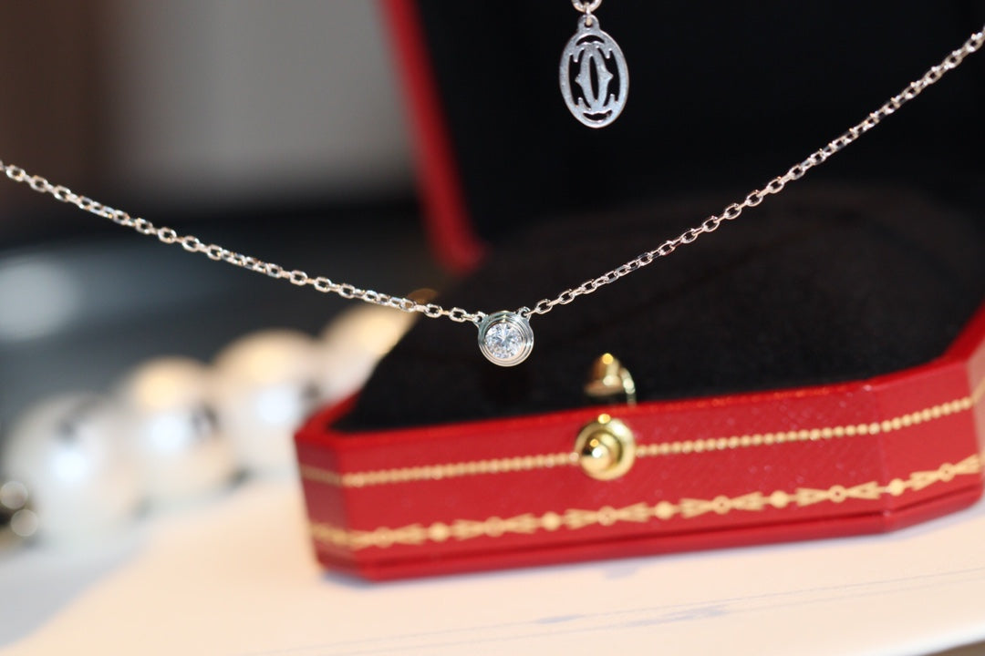 ˇGilded EraˇDAMOUR DIAMOND NECKLACE