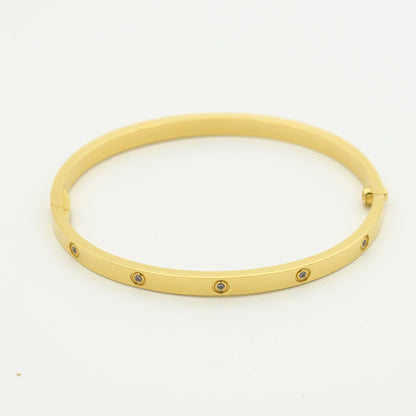 ˇGilded EraˇLOVE BRACELET 3.65MM 10 DIAMONDS
