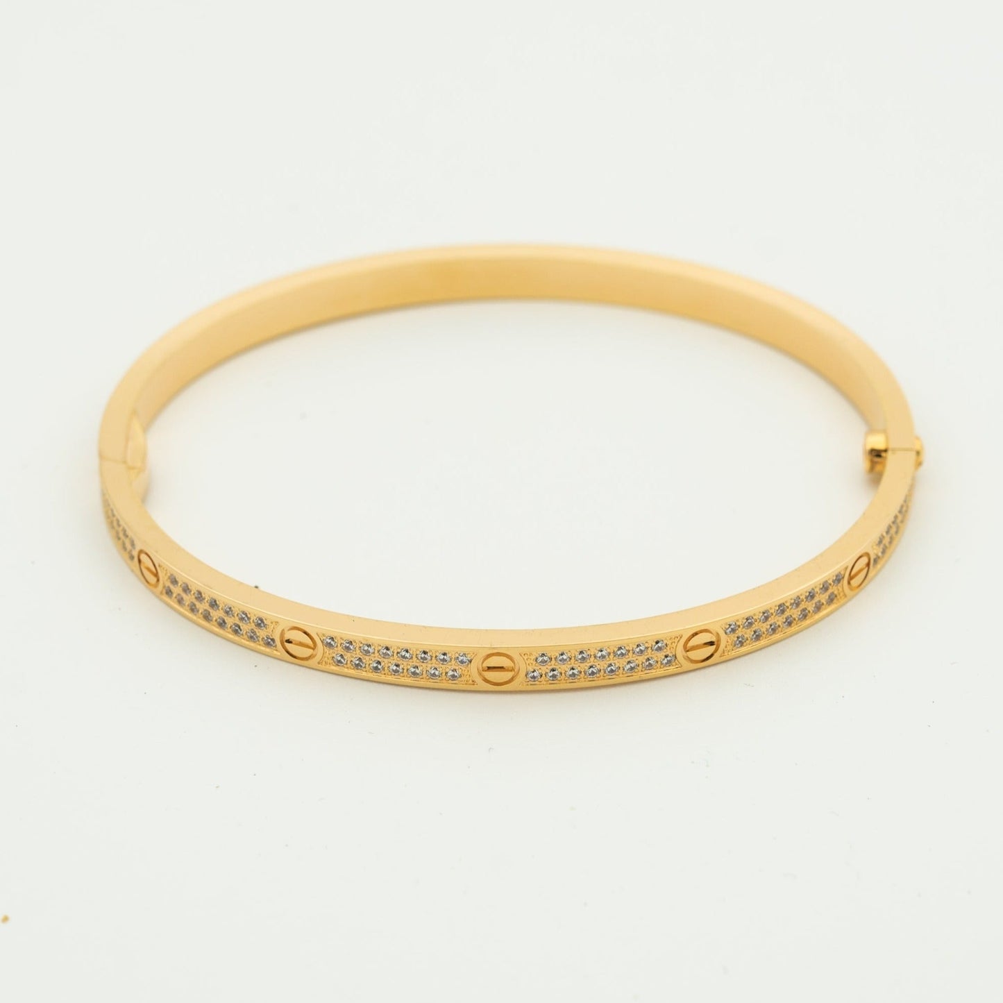 ˇGilded EraˇLOVE BRACELET 3.65MM DIAMOND-PAVED