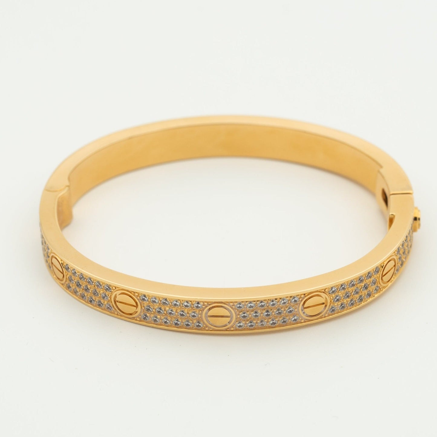 ˇGilded EraˇLOVE BRACELET 6.1MM DIAMOND-PAVED