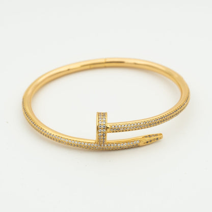 ˇGilded EraˇJUSTE BRACELET 3.5MM ALL DIAMONDS