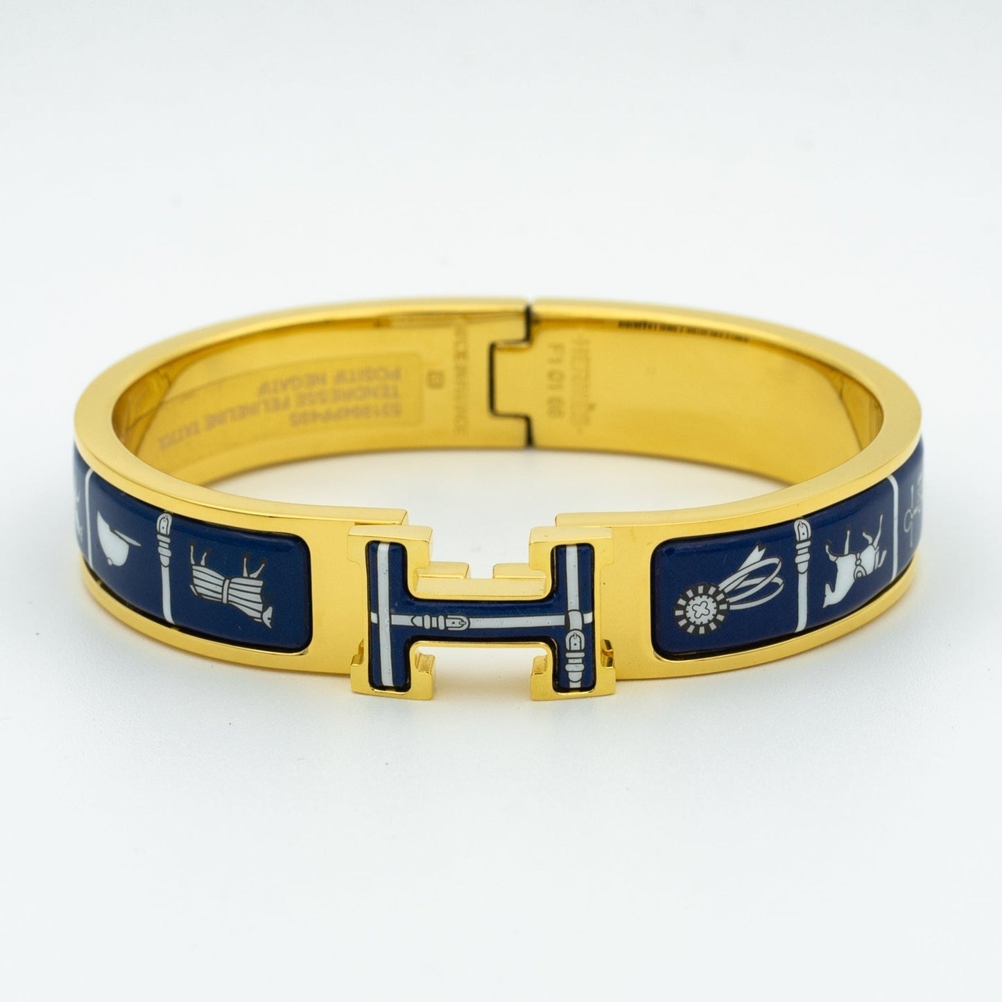 ˇGilded EraˇH BRACELET BLUE CERAMIC