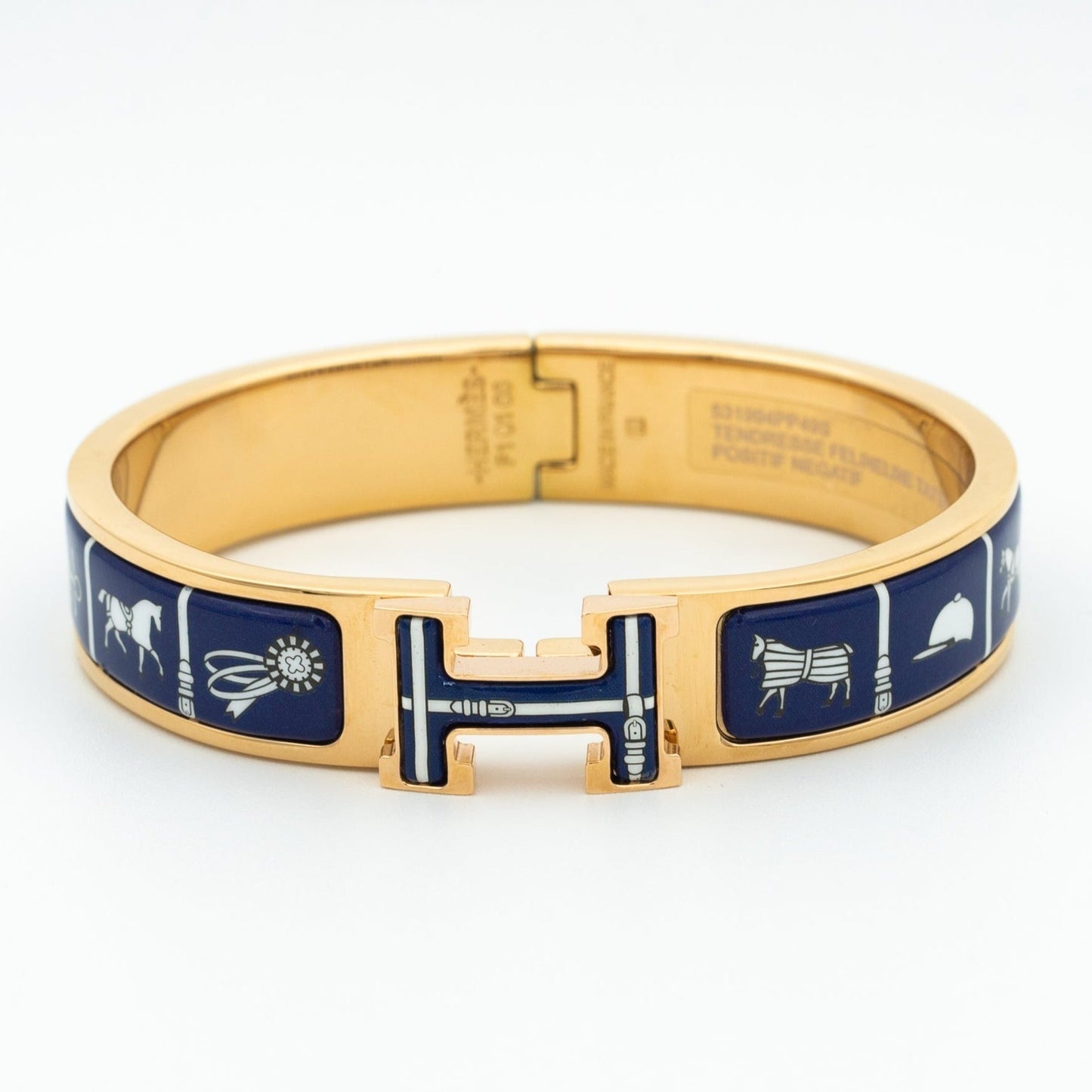 ˇGilded EraˇH BRACELET BLUE CERAMIC