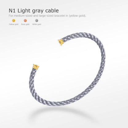 ˇGilded EraˇFORCE SERIES BRACELET CABLES 50 CHOICES (DIY SELECTION)