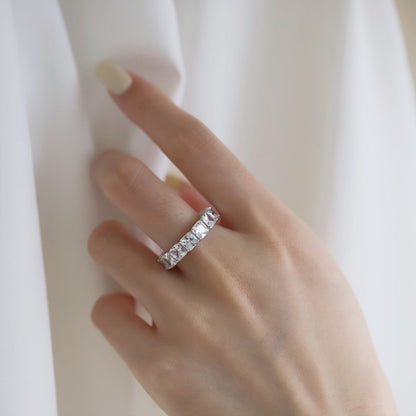 [STREET]Elegant Princess Cut Tennis Ring