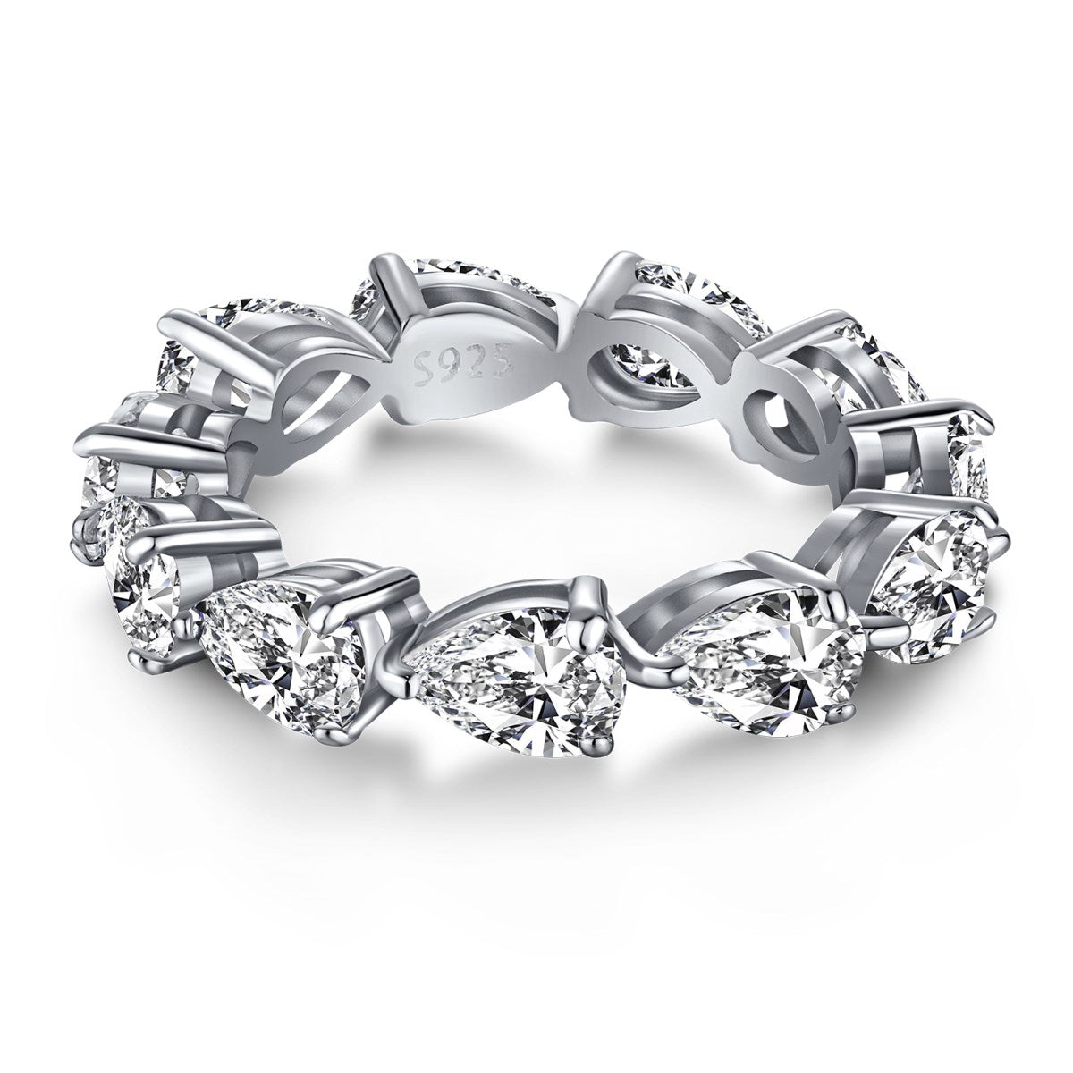 [STREET]Exquisite Pear Cut Tennis Ring