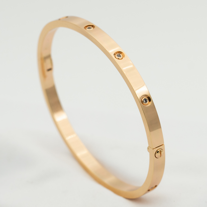 ˇGilded EraˇLOVE BRACELET 3.65MM 10 DIAMONDS