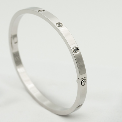 ˇGilded EraˇLOVE BRACELET 3.65MM 10 DIAMONDS