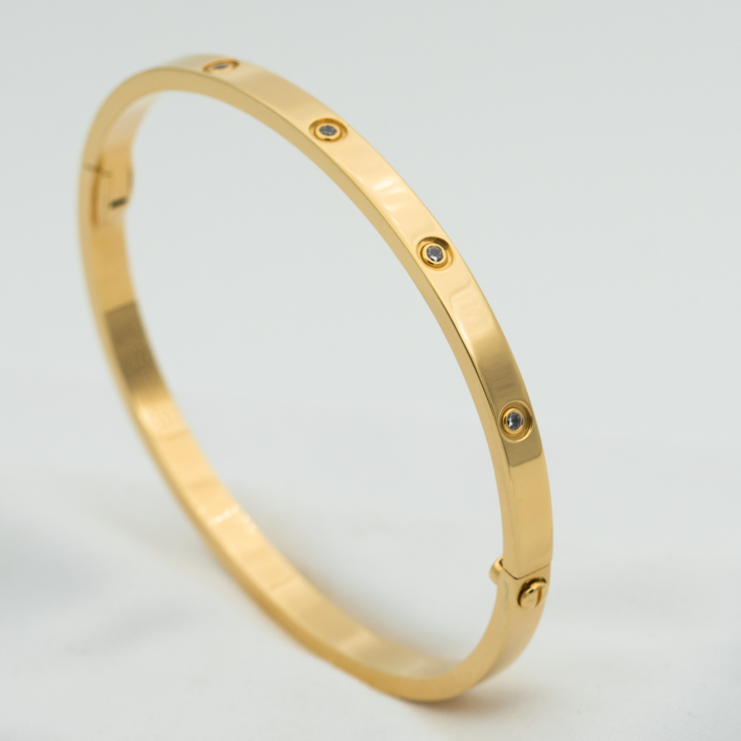 ˇGilded EraˇLOVE BRACELET 3.65MM 10 DIAMONDS
