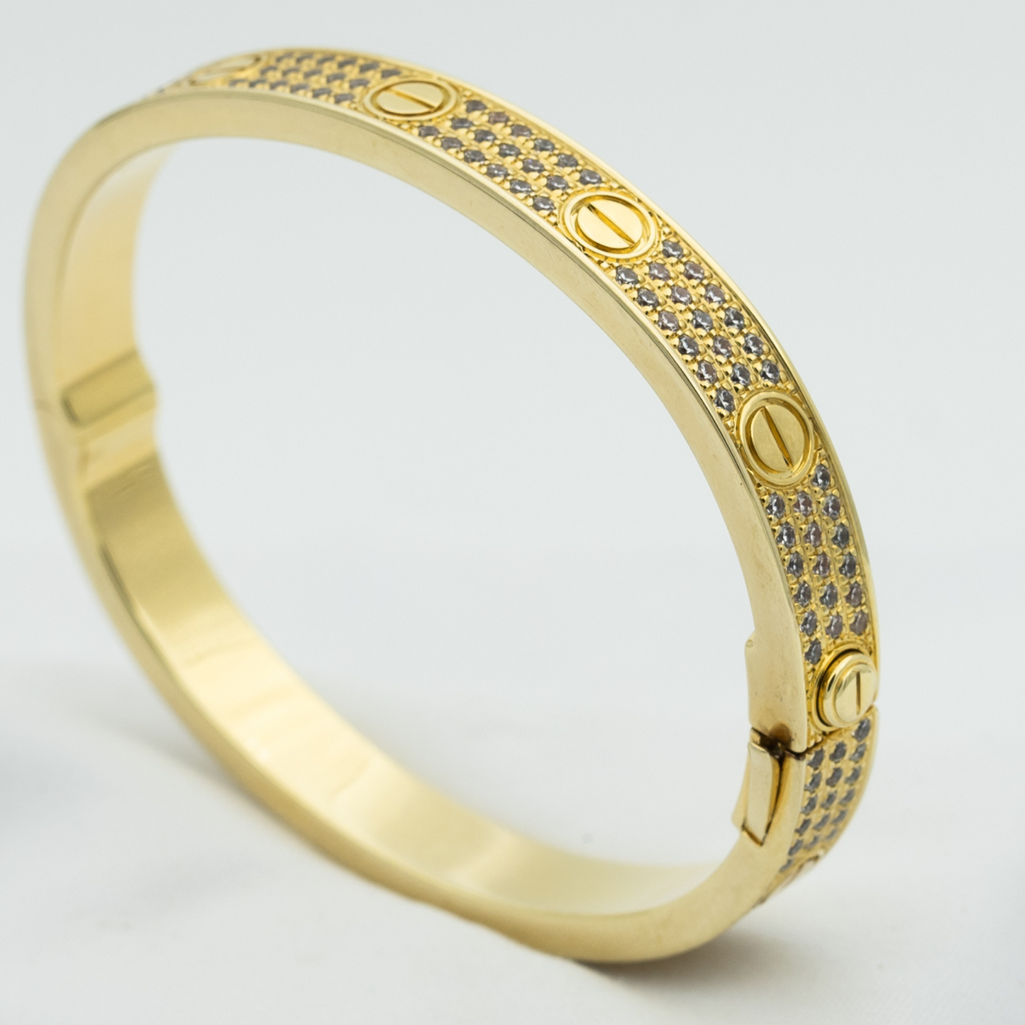 ˇGilded EraˇLOVE BRACELET 6.1MM DIAMOND-PAVED