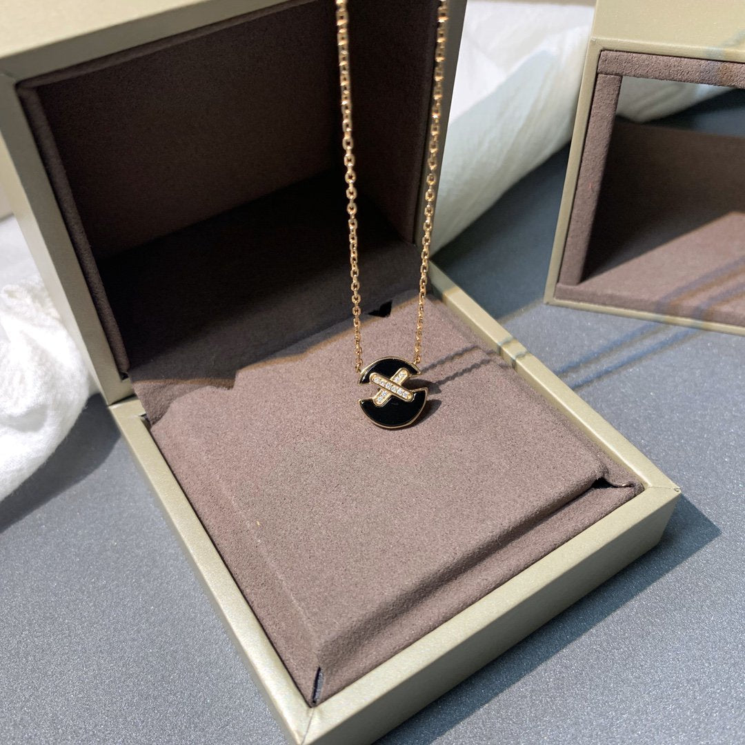 ˇGilded EraˇJEUX DE PINK GOLD DIAMOND NECKLACE