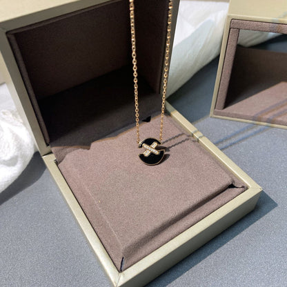 ˇGilded EraˇJEUX DE PINK GOLD DIAMOND NECKLACE