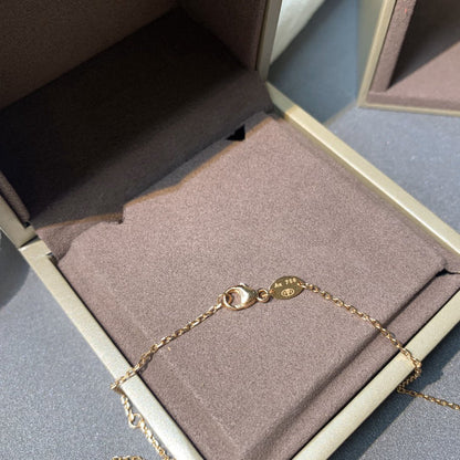 ˇGilded EraˇJEUX DE PINK GOLD DIAMOND NECKLACE