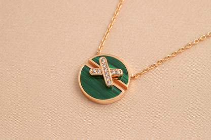 ˇGilded EraˇJEUX DE PINK GOLD DIAMOND NECKLACE