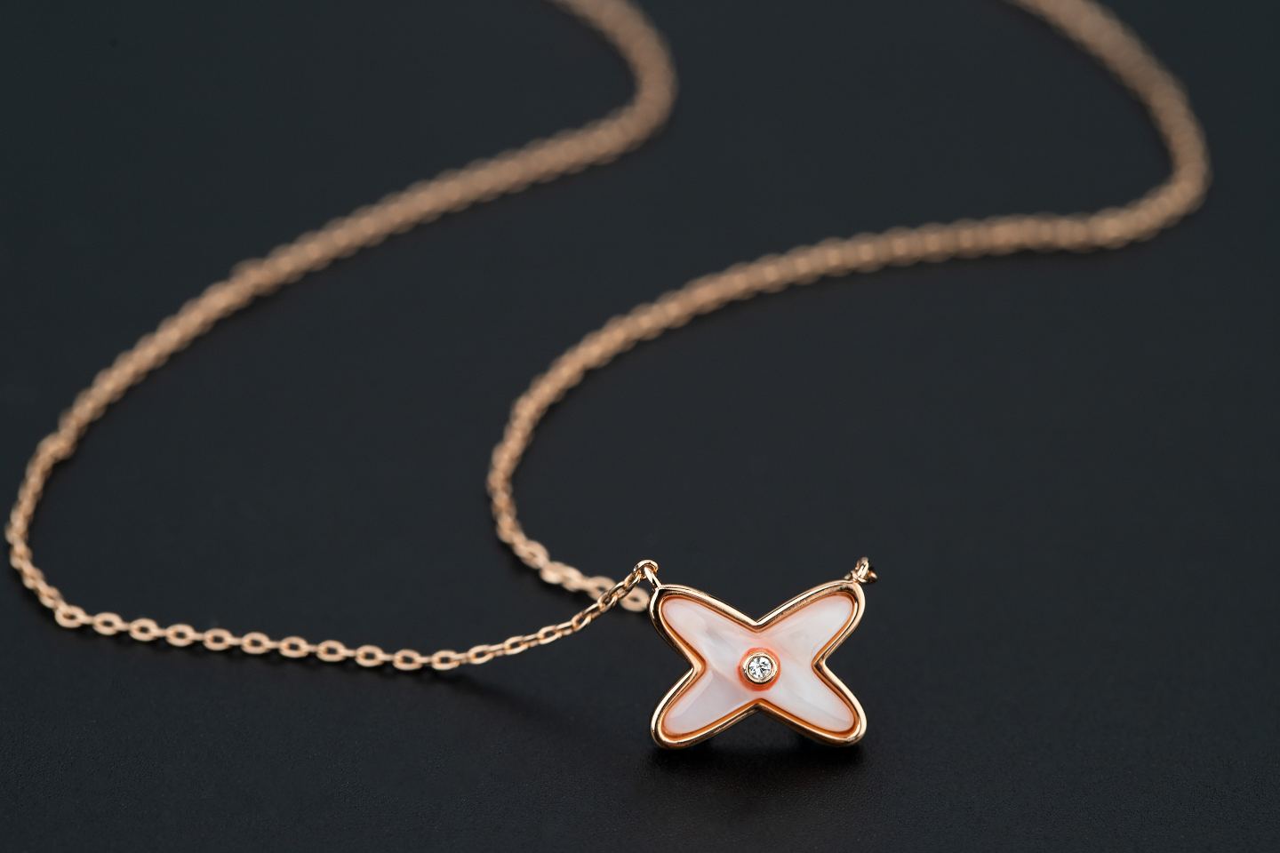 ˇGilded EraˇJEUX DE NECKLACE 1 DIAMOND
