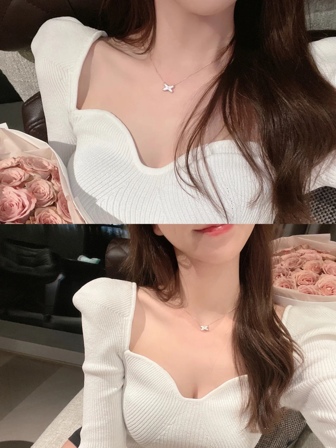 ˇGilded EraˇJEUX DE NECKLACE 1 DIAMOND