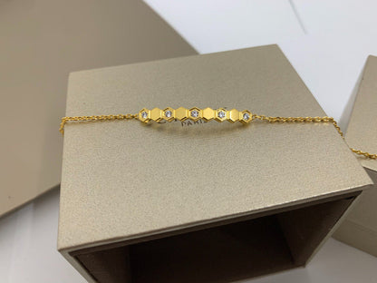 ˇGilded EraˇBEE LOVE BRACELET DIAMOND