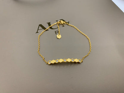 ˇGilded EraˇBEE LOVE BRACELET DIAMOND