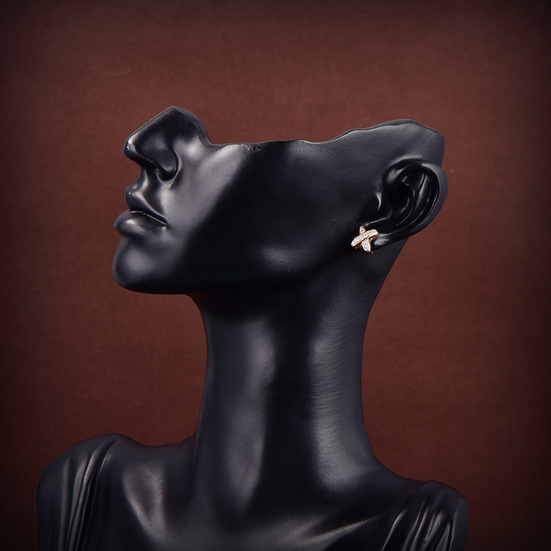 ˇGilded EraˇJEUX DE GOLD DIAMOND EARRINGS