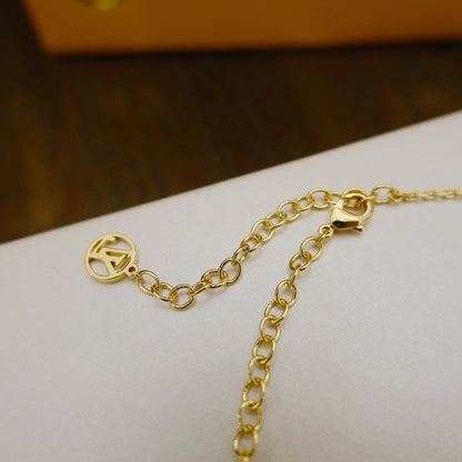 ˇGilded EraˇBLOOMING SUPPLE NECKLACE BRASS