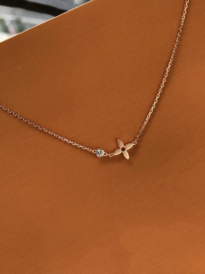 ˇGilded EraˇBLOSSOM PENDANT PINK GOLD AND DIAMOND