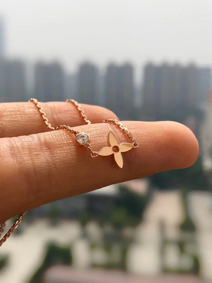 ˇGilded EraˇBLOSSOM PENDANT PINK GOLD AND DIAMOND