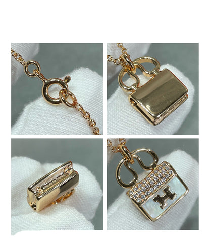 ˇGilded EraˇH CIRCE MOISSANITE PENDANT NECKLACE GOLD