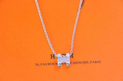 ˇGilded EraˇHM NECKLACE H LETTER OVAL SERIES