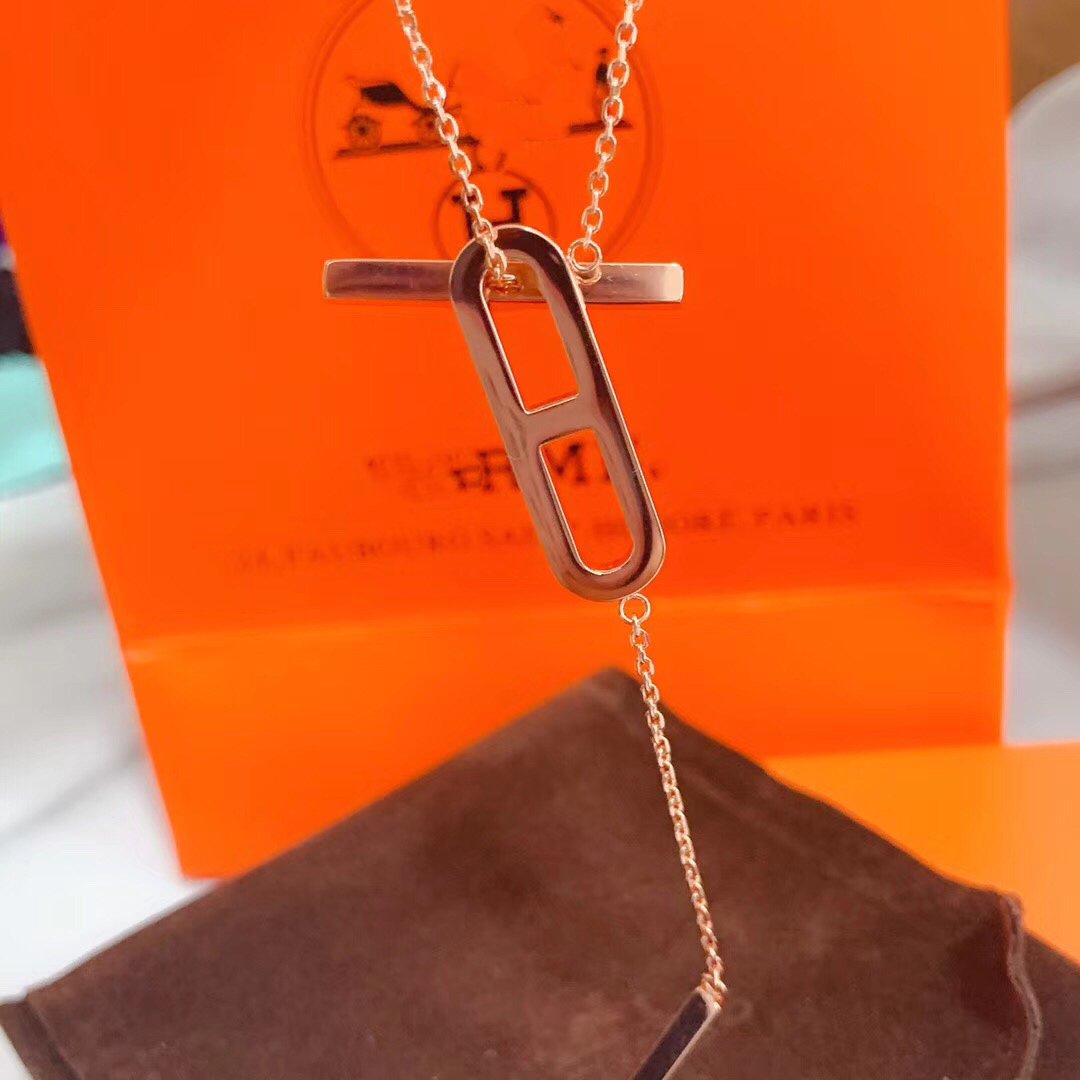ˇGilded EraˇHM NECKLACE PLATINUM ROSE GOLD DIAMOND