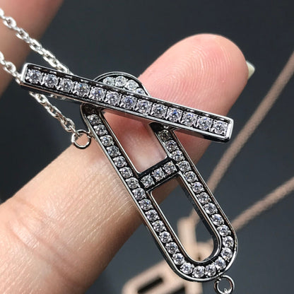 ˇGilded EraˇHM NECKLACE PLATINUM ROSE GOLD DIAMOND