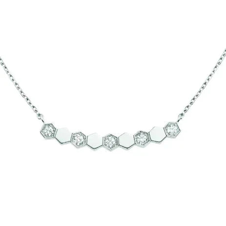 ˇGilded EraˇBEE LOVE NECKLACE DIAMOND