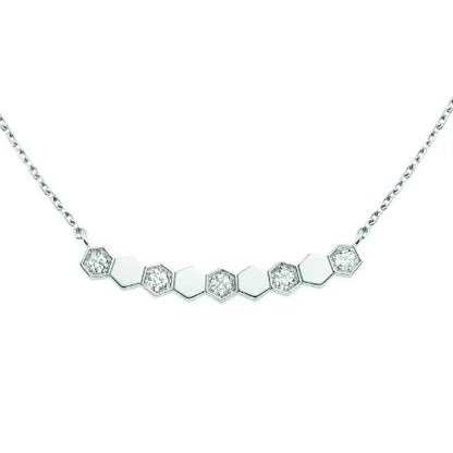 ˇGilded EraˇBEE LOVE NECKLACE DIAMOND