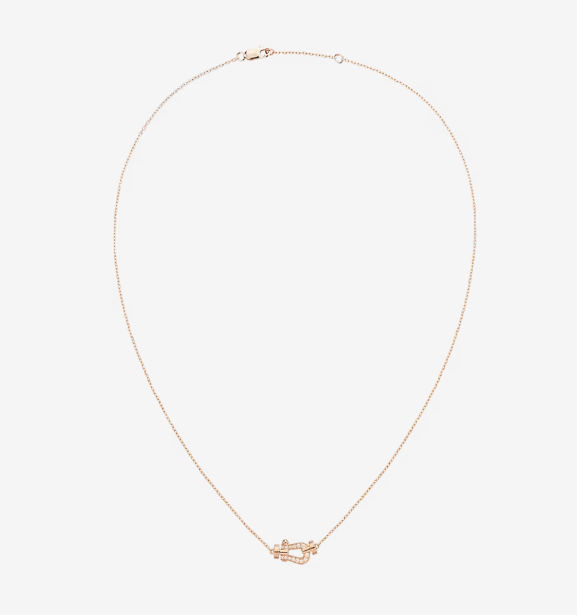 ˇGilded EraˇFORCE 10 DIAMOND PINK GOLD NECKLACE MINI MODEL