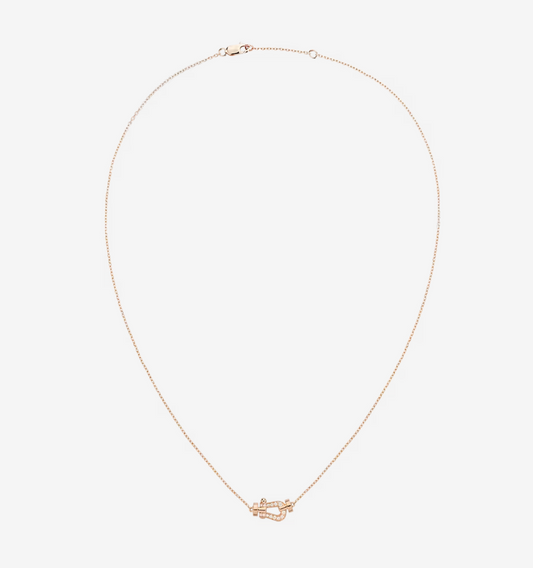 ˇGilded EraˇFORCE 10 DIAMOND PINK GOLD NECKLACE MINI MODEL