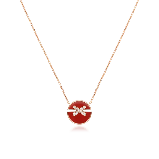 ˇGilded EraˇJEUX DE ROSE GOLD DIAMOND NECKLACE