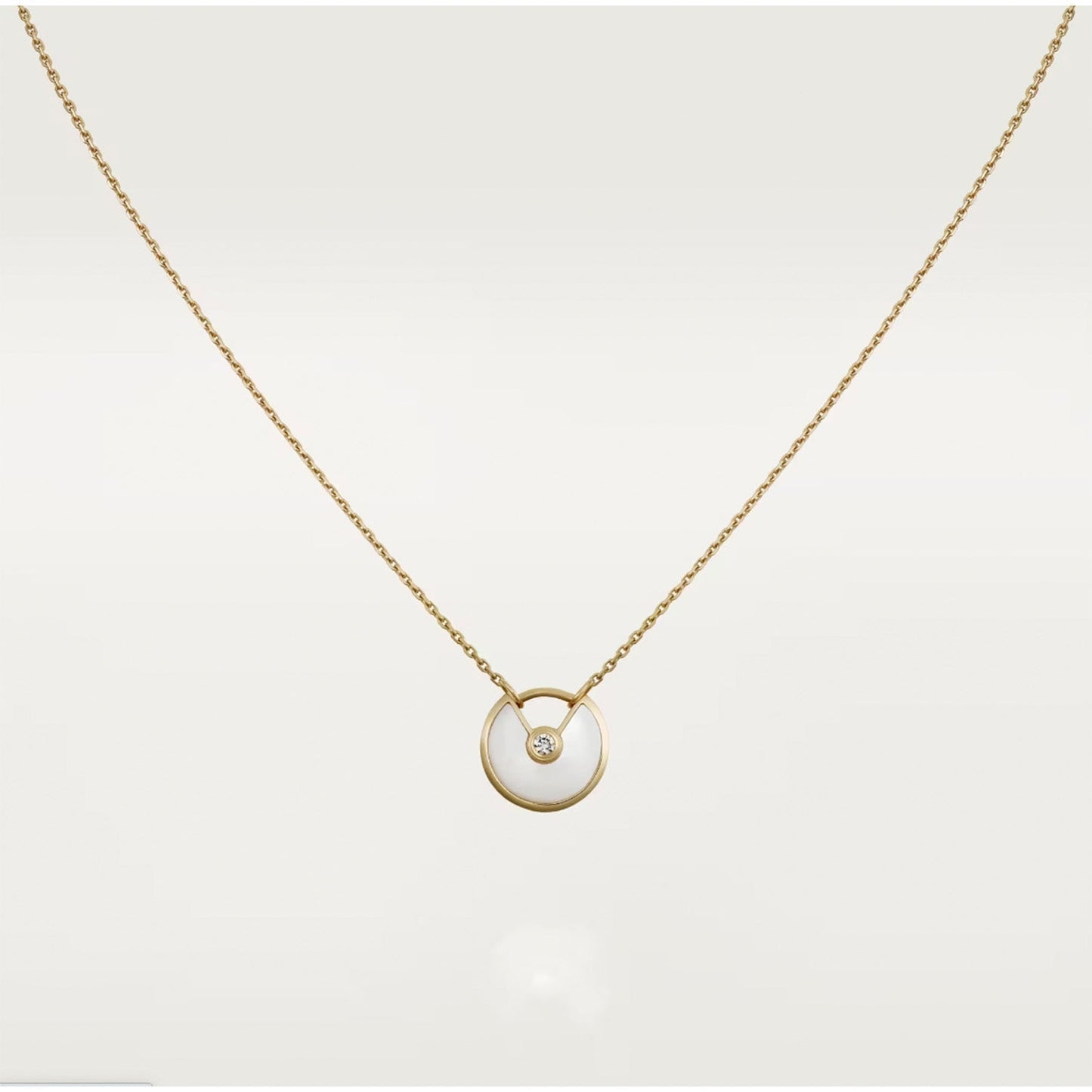 ˇGilded EraˇAMULETTE ROSE GOLD MOP NECKLACE