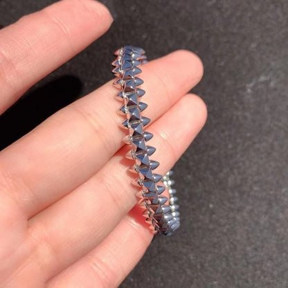 ˇGilded EraˇCLASH SILVER BRACELET