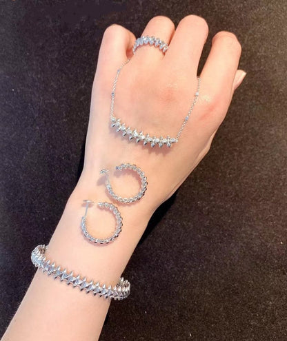 ˇGilded EraˇCLASH SILVER BRACELET