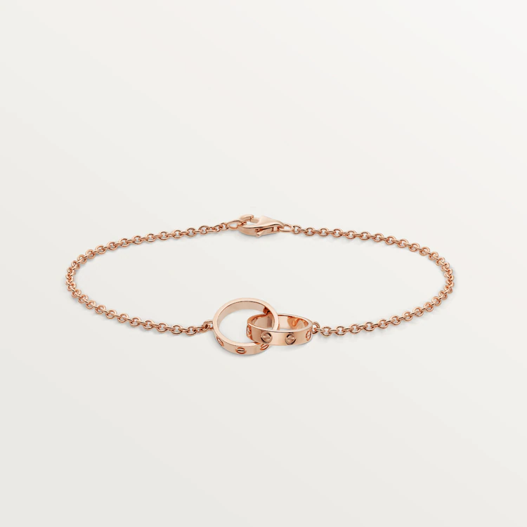 ˇGilded EraˇLOVE BRACELET DOUBLE RING