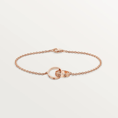ˇGilded EraˇLOVE BRACELET DOUBLE RING