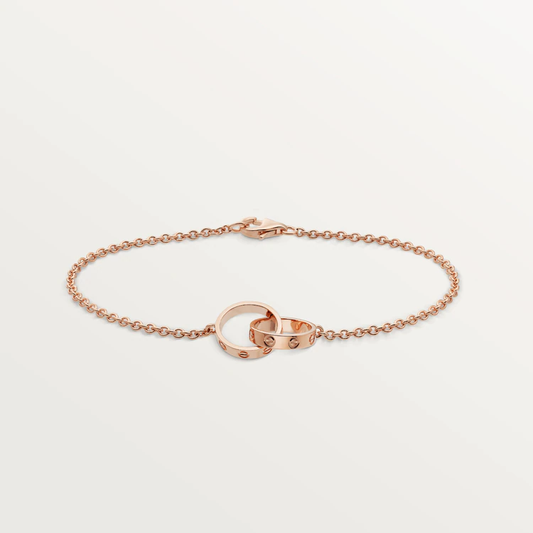 ˇGilded EraˇLOVE BRACELET DOUBLE RING