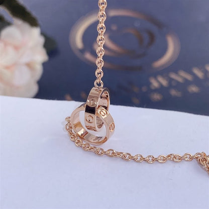 ˇGilded EraˇLOVE BRACELET DOUBLE RING