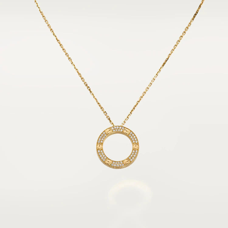 ˇGilded EraˇLOVE NECKLACE ADJUSTABLE ROSE GOLD