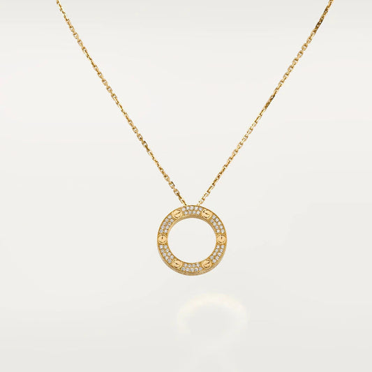ˇGilded EraˇLOVE NECKLACE ADJUSTABLE ROSE GOLD