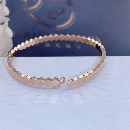 ˇGilded EraˇBEE LOVE PINK GOLD BRACELET