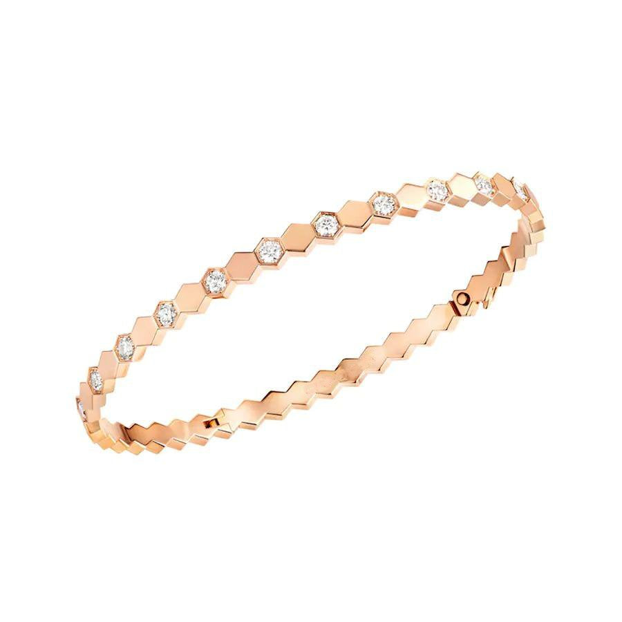 ˇGilded EraˇBEE LOVE SILVER DIAMOND BRACELET