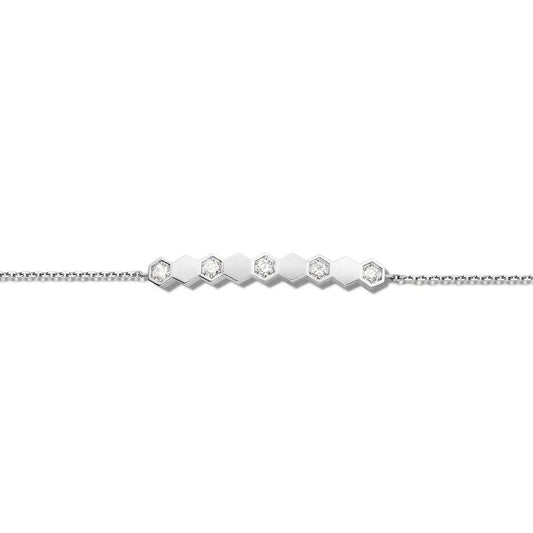 ˇGilded EraˇBEE LOVE BRACELET DIAMOND