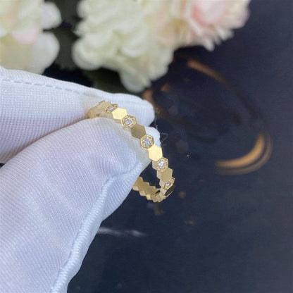 ˇGilded EraˇBEE LOVE RING GOLD DIAMOND
