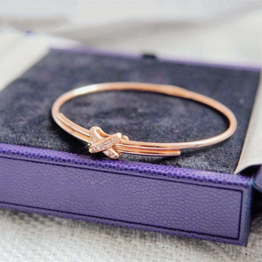 ˇGilded EraˇJEUX DE BRACELET PINK GOLD DIAMONDS